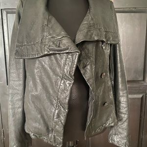 Black All Saints leather jacket